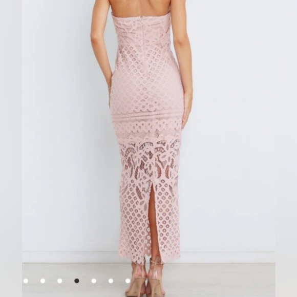 Petal & Pup Cordelia Dress in Blush - Picture 3 of 7